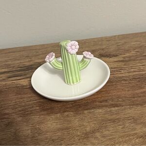 Ceramic Cactus Ring Holder